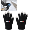 CU6356
	-TOUCH SCREEN GLOVES-Black with Grey fingertips